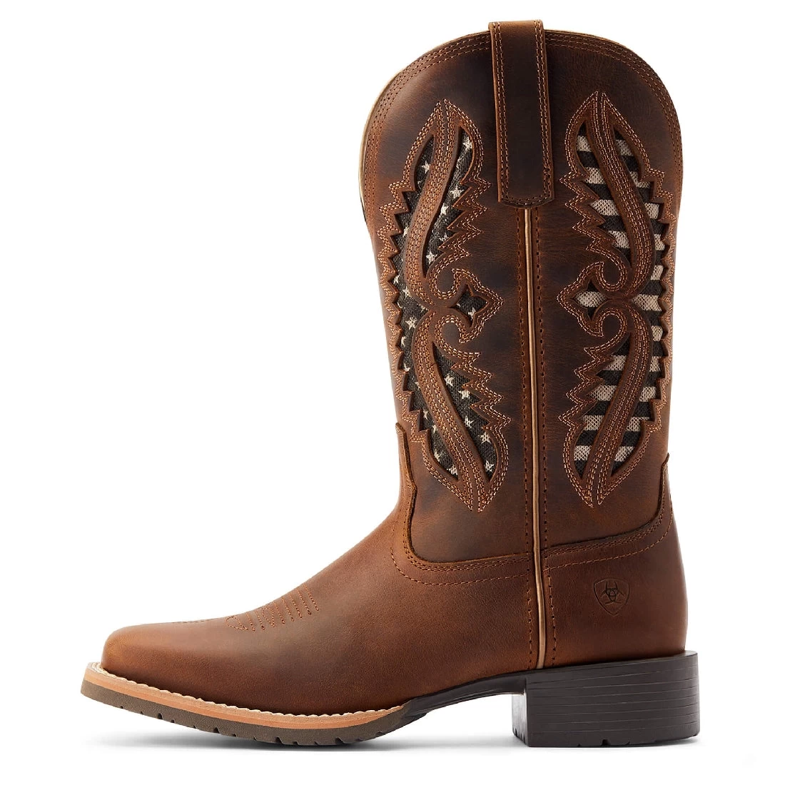 Western Boots Ariat Hybrid Rancher Venttek 360 Distressed Tan Ladies - Image 2