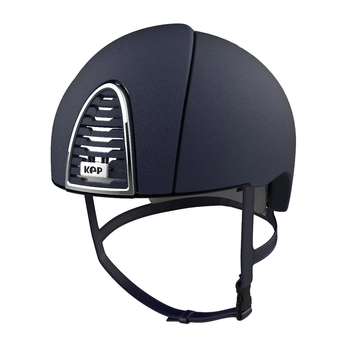 Helmet Kep Cromo 2 Jockey Textured Blue - Image 3