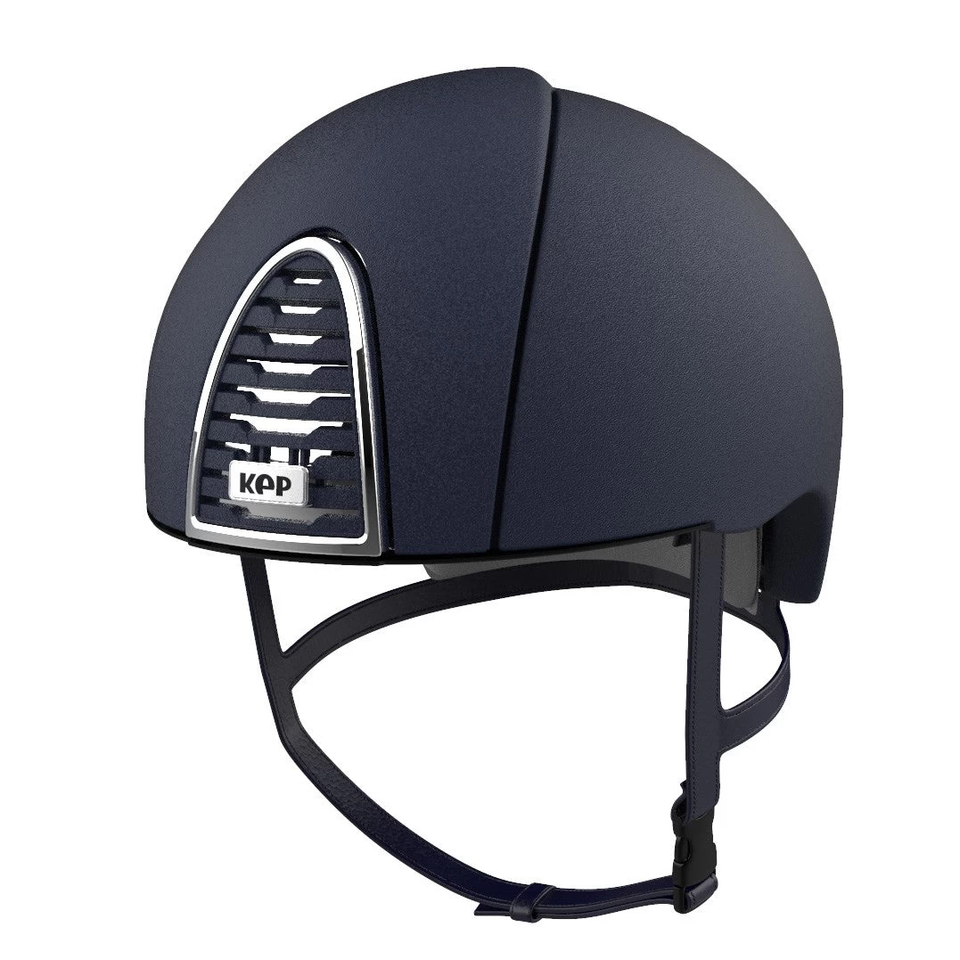 Helmet Kep Cromo 2 Jockey Textured Blue