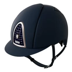 KEP Cromo Textile Rose Gold Frame Blue Grid Rose Gold Button