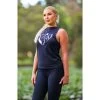 Bare Equestrian's Ecoluxe Tank: Recycled With Foil Logo