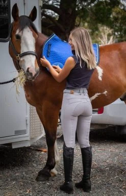 Light Grey Kate Breech By QJ Riding Wear